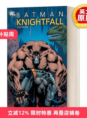 英文原版 Batman Knightfall Vol 01 蝙蝠侠 骑士陷落第1卷 英文版 进口英语原版书籍