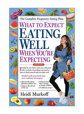 英文原版 What to Expect Eating Well When You're Expecting 海蒂怀孕大百科 孕期饮食指南 英文版 进口英语原版书籍