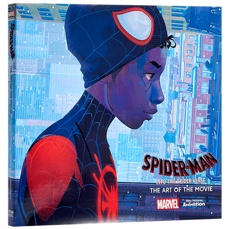 蜘蛛侠 平行宇宙新纪元电影画册设定集 Spider Man Intothe Spider Verse 英文原版 进口精装 黑蜘蛛暗影 斯坦李 英文版原版书籍