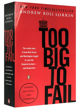 大而不倒 英文原版 Too Big to Fail 强而不倒 英文版经济管理书籍 安德鲁罗斯索尔金 电影原著 英文版 正版进口英语书