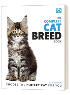 英文原版 The Complete Cat Breed Book 喂猫指南 精装 英文版 进口英语原版书籍