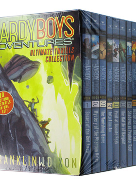 哈迪男孩刺激冒险系列10册英文原版小说 Hardy Boys Adventures Ultimate Thrills Collection 英文版原版书籍 英语阅读章节桥梁书