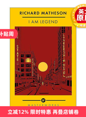 英文原版 I Am Legend 我是传奇 科幻大师佳作 雨果奖得主理查德·麦瑟森 Richard Matheson 英文版 进口英语原版书籍