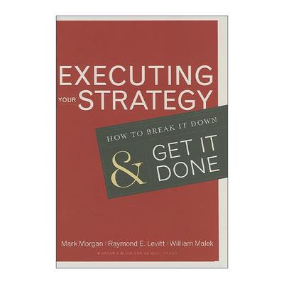 英文原版 Executing Your Strategy 执行策略 如何分解并完成它 领导管理实用指南 哈佛商业评论 精装 英文版 进口英语原版书籍
