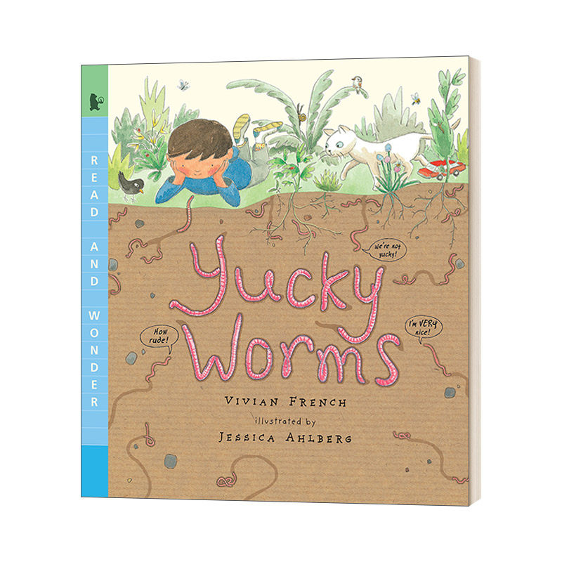 英文原版 yucky worms 恶心的虫子 儿童园艺主题绘本 vivian french