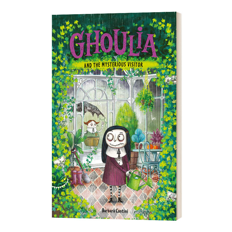 英文原版 Ghoulia And The Mysterious Visitor Book #2 怪诞庄园的柯莉亚2 精装 英文版 进口英语原版书籍儿童全英语书