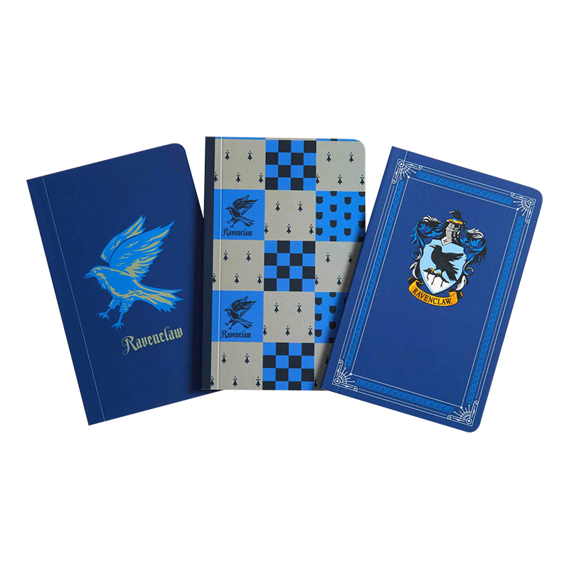 英文原版 Harry Potter Ravenclaw Pocket Notebook Collection 哈利波特 拉文克劳袖珍笔记本系列 一套三件 英文版 进口英语书籍