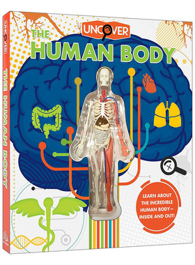 英文原版 Uncover the Human Body 揭秘人体 洞洞书 精装 英文版 进口英语原版书籍
