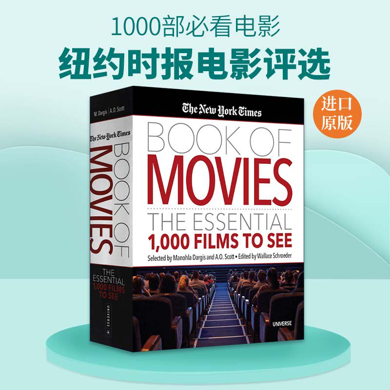 英文原版 The Ny Times Book of Movies 纽约时报电影评选1000部必看电影 精装 英文版 进口英语原版书籍