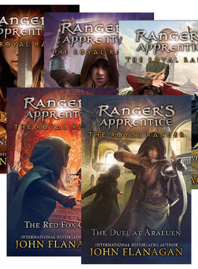 英文原版 The Royal Ranger Ranger's Apprentice 皇家骑士 游侠学徒 5册套装 儿童奇幻小说 英文版 进口英语书籍