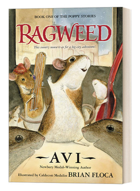 英文原版 Ragweed 鼠武士1 猫王的愤怒 英文版 进口英语原版书籍 经典畅销小说