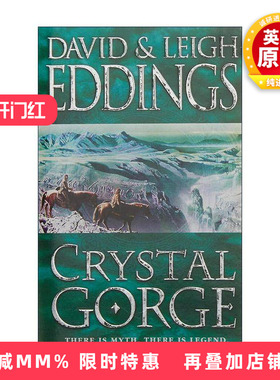 英文原版 Crystal Gorge 沉睡之神3 水晶峡谷 大卫·艾丁斯奇幻小说 圣石传奇系列作者 英文版 进口英语原版书籍