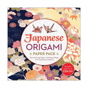 Paper Pack 进口英语原版 Japanese 书籍 英文版 Origami 手工制作折纸 英文原版 日式