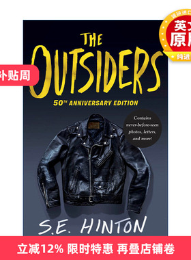 英文原版 The Outsiders 局外人 追逐金色的少年 50周年纪念精装收藏版 S. E. Hinton 英文版 进口英语原版书籍