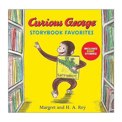 英文原版 Curious George Storybook Favorites 好奇乔治猴8个故事合集 精装 英文版 进口英语原版书籍