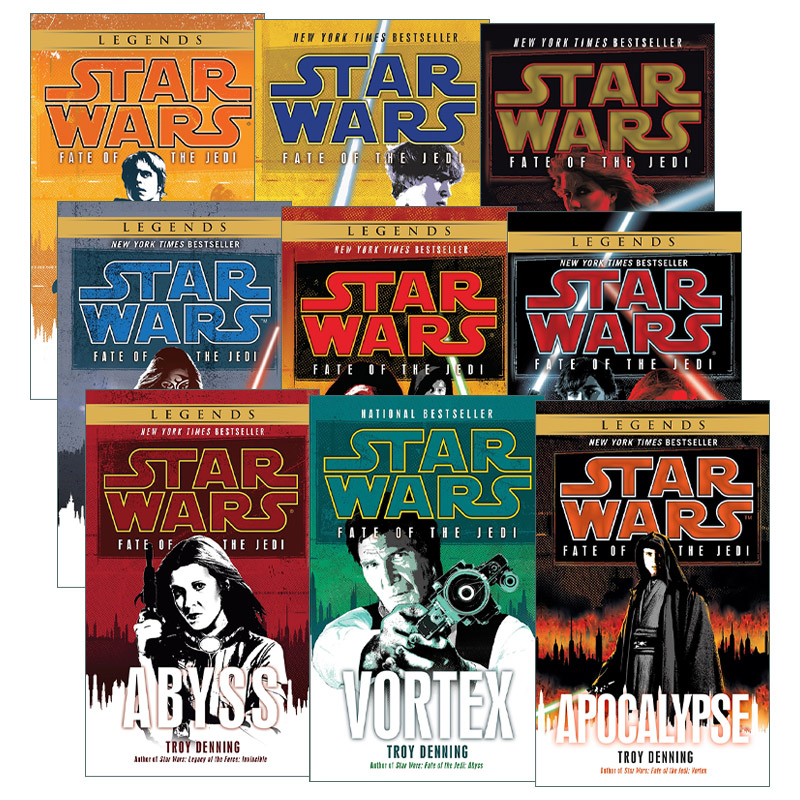 英文原版 Star Wars Fate of the Jedi 星球大战 绝地的命运系列9册 科幻小说 末世/升天/信念/结盟/深渊 英文版 进口英语原版书籍