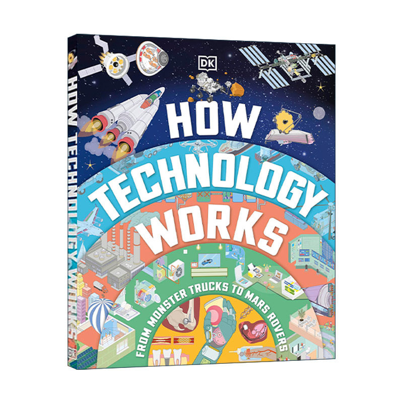 英文原版 How Technology Works 科技如何运作 机器工作的科学原理 DK科普百科精装 英文版 进口英语原版书籍图片
