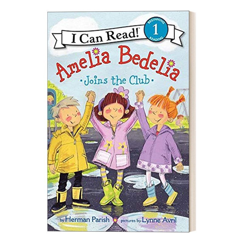 英文原版 Amelia Bedelia Joins the Club 阿米莉亚俱乐部之争 糊涂女佣分级阅读 I Can Read Level 1 英文版 进口英语原版书籍