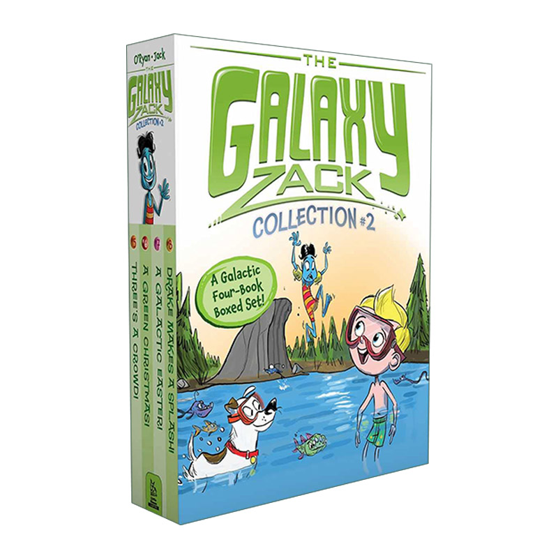 英文原版 The Galaxy Zack Collection #2 银河系扎克5-8册盒装 英文版 进口英语原版书籍