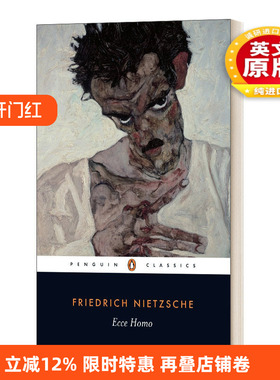 英文原版 Ecce Homo 瞧 这个人 尼采 黑经典 英文版 进口英语原版书籍