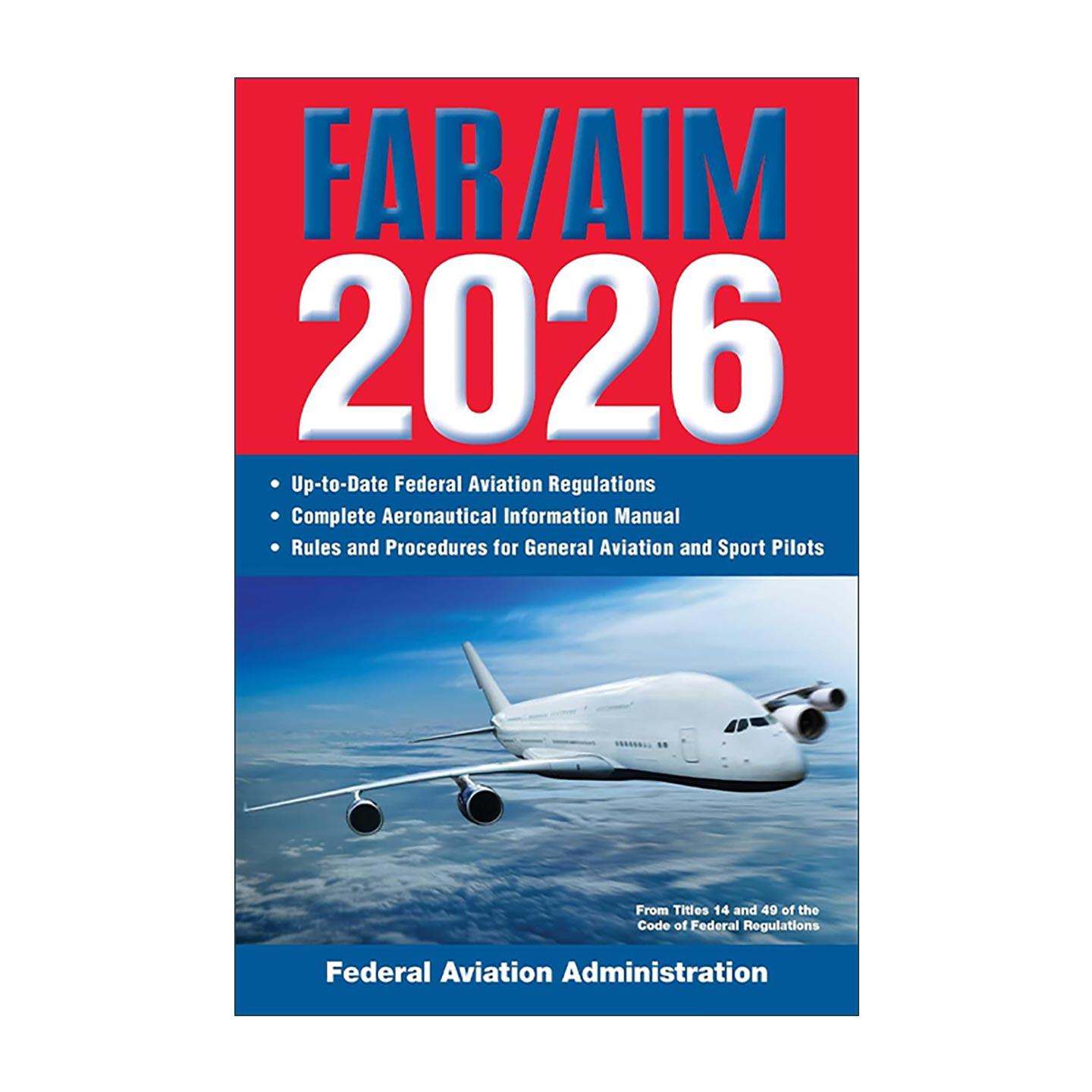 英文原版 FAR AIM 2026 航空信息手册 FAA法规 英文版 进口英语原版书籍