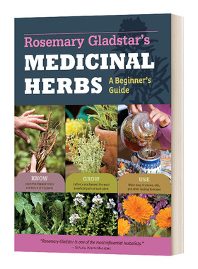 英文原版 Rosemary Gladstar's Medicinal Herbs a Beginner's Guide 迷迭香格莱斯达的药草 初学者指南 英文版 进口英语原版书籍