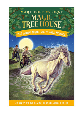 英文原版 Windy Night with Wild Horses Mth39 风夜野马 神奇树屋39 精装 英文版 进口英语原版书籍