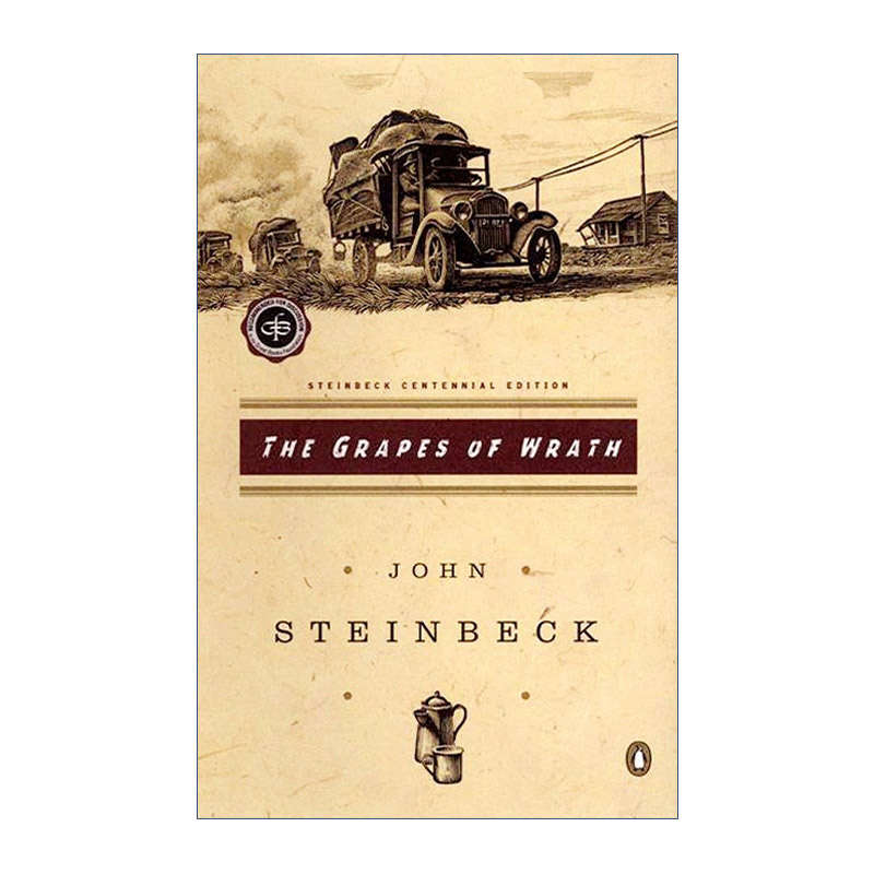 英文原版 The Grapes of Wrath Centennial Edition 愤怒的葡萄 百年版 John Steinbeck约翰·斯坦贝克 英文版 进口英语原版书籍