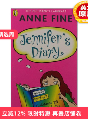 英文原版 Jennifer's Diary 詹妮弗的日记 安妮?范恩经典儿童小说 英文版 进口英语原版书籍