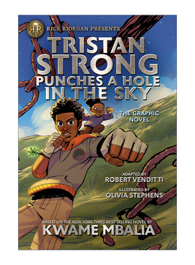 英文原版 Tristan Strong Punches a Hole in the Sky 特里斯坦1 图像小说 Rick Riordan Presents波西杰克逊书系 奇幻小说 英文版