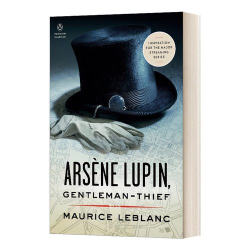 英文原版 Arsene Lupin  Gentleman Thief 绅士大盗 黑经典 英文版 进口英语原版书籍