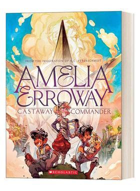 英文原版 Amelia Erroway: Castaway Commander A Graphic Novel  青少年