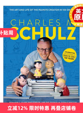 英文原版 Charles M. Schulz 查尔斯舒尔茨100件物品中的生活与艺术 史努比创作者 精装 英文版 进口英语原版书籍