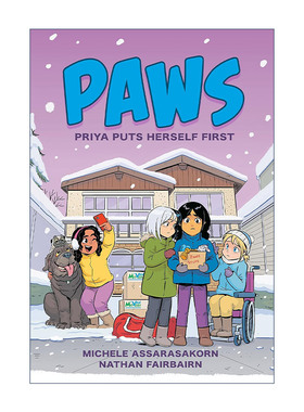 英文原版 PAWS Priya Puts Herself First 爪子系列 普丽娅把自己放在第一位 儿童漫画 英文版 进口英语原版书籍