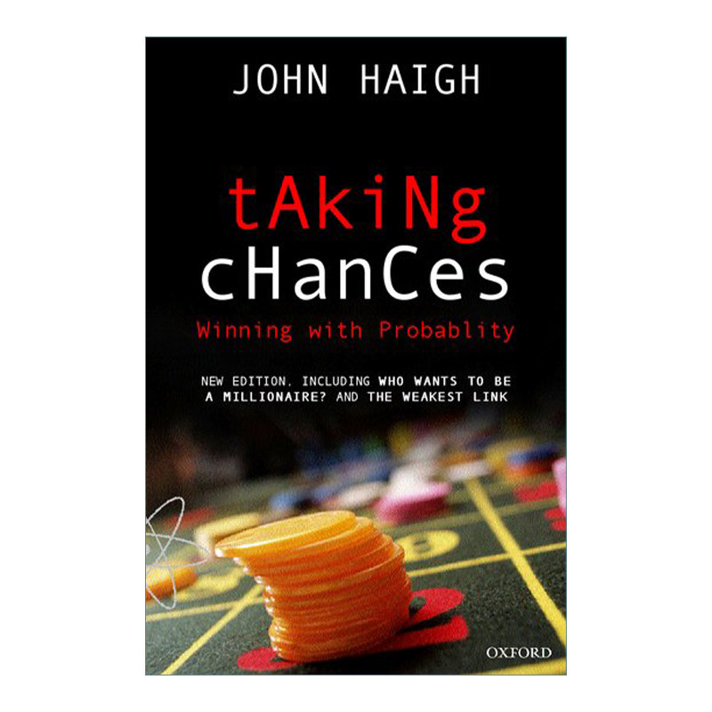 英文原版 Taking Chances 机会的数学原理 明知其输而博赢的概率分析 英文版 进口英语原版书籍