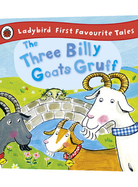英文原版 The Three Billy Goats Gruff Ladybird First Favourite Tales 三只山羊 小瓢虫故事系列 精装 英文版 进口英语书籍