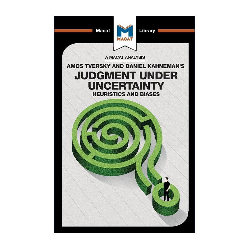 英文原版 Judgment under Uncertainty 不确定性下的判断 MACAT解读系列 英文版 进口英语原版书籍
