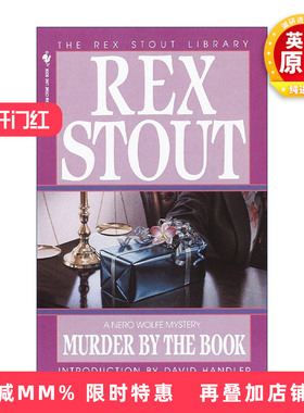 英文原版 Murder By the Book Nero Wolfe 被书谋杀 Rex Stout雷克斯·斯托特 英文版 进口英语原版书籍