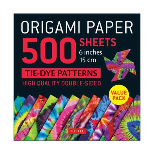 英文原版 Origami Paper 500 sheets Tie-Dye Patterns 6