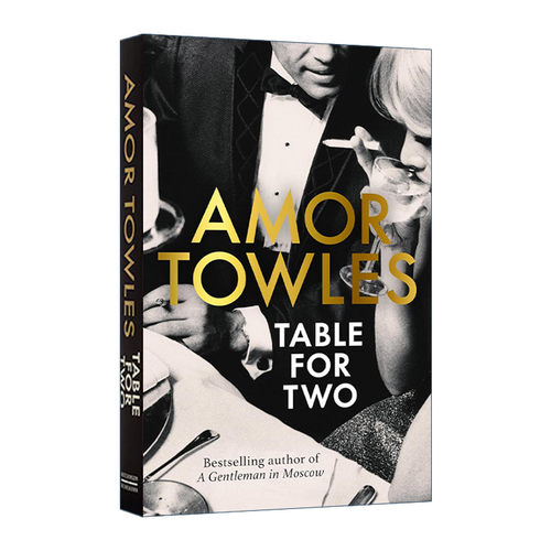 英文原版 Table For Two 双人桌 埃默·托尔斯中短篇小说集 莫斯科绅士作者 英文版 进口英语原版书籍