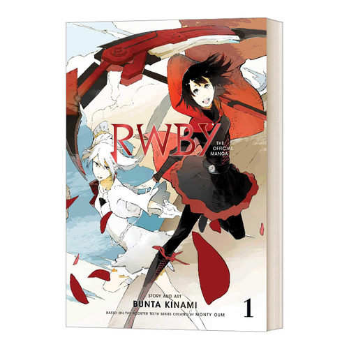 英文原版 RWBY The Official Manga  Vol.1 红白黑黄 官方漫画1 英文版 进口英语原版书籍