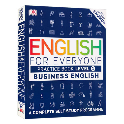 人人学英语 商务英语1 English for Everyone Business English Level 1 英文原版 Practice Book 原版自学练习册小花生网推荐读物