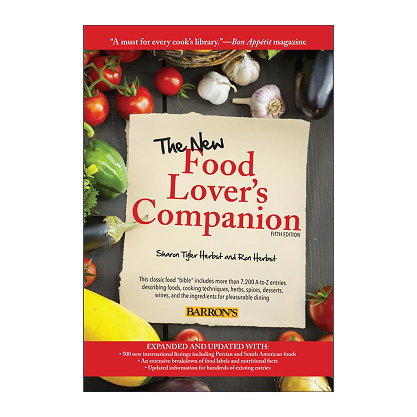 英文原版 The New Food Lover's Companion 新美食爱好者手册 第五版 经典食物宝典 烹饪参考指南 Ron Herbst 进口英语原版书籍