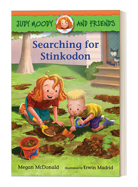 英文原版 Judy Moody and Friends Searching for Stinkodon稀奇古怪小朱迪系列和她的伙伴全彩章节桥梁书 英文版 进口英语原版书