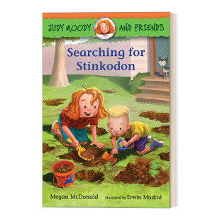英文版 书 and for Stinkodon稀奇古怪小朱迪系列和她 Searching Moody Friends 进口英语原版 英文原版 伙伴全彩章节桥梁书 Judy