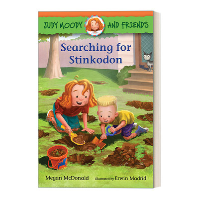 英文原版 Judy Moody and Friends Searching for Stinkodon稀奇古怪小朱迪系列和她的伙伴全彩章节桥梁书 英文版 进口英语原版书