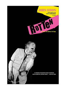 英文原版 Rotten No Irish No Blacks No Dogs 没有爱尔兰人 没有黑人 没有狗 性枪乐队自传 英文版 进口英语原版书籍