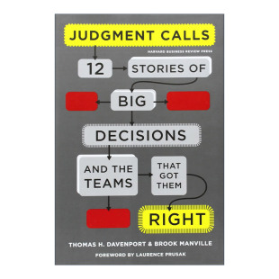 精装 Judgment 集体能力 英文原版 Thomas 英文版 大决策 Davenport Calls 用数据分析驱动正确决策和明智行动 哈佛商业评论