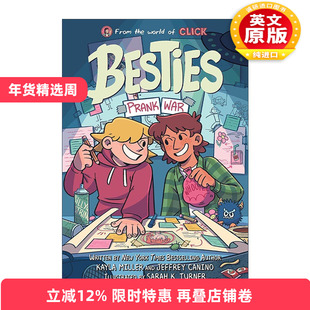 英文原版 Besties Prank War 好闺蜜3 图像小说 英文版 进口英语原版书籍
