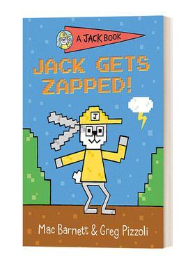 英文原版 A Jack Book 08 Jack Gets Zapped! 兔子杰克之书系列8 杰克被电击了! 儿童精装章节桥梁书故事绘本 幽默笑话 英文版